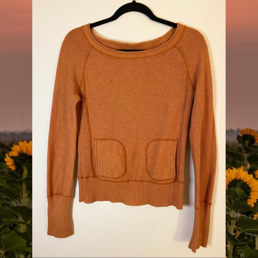 Mossimo Supply Co. Medium Orange Pullover Sweater